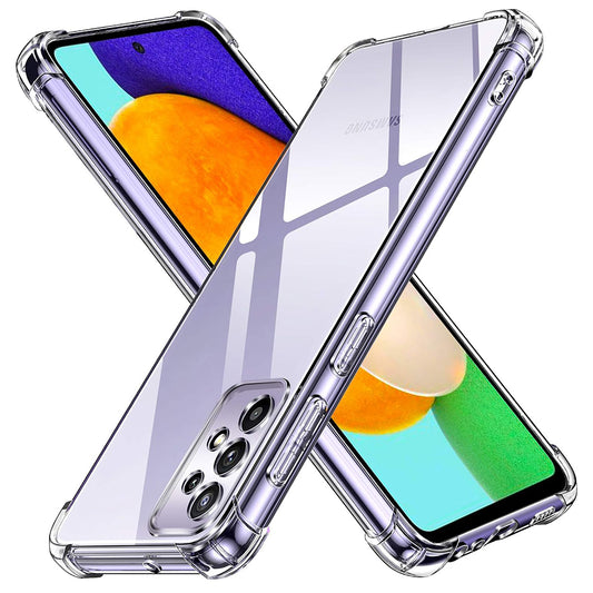Etui na Samsung Galaxy A52s 5G A528 / A52 5G A526 / A52 A525, Techsuit, Przezroczyste odporne na wstrząsy