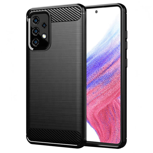 Etui do Samsung Galaxy A53 5G A536, Techsuit, Carbon, Czarny