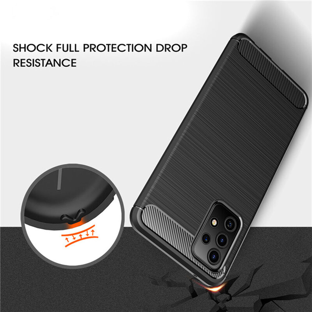 Case for Samsung Galaxy A53 5G A536, Techsuit, Carbon, Black