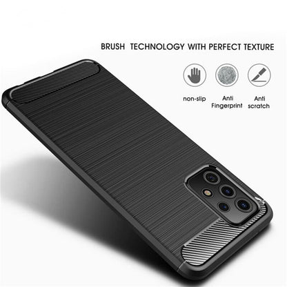 Case for Samsung Galaxy A53 5G A536, Techsuit, Carbon, Black