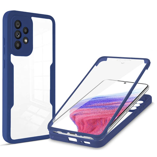 Etui na Samsung Galaxy A53 5G A536, Techsuit, ColorVerse 360, Niebieskie