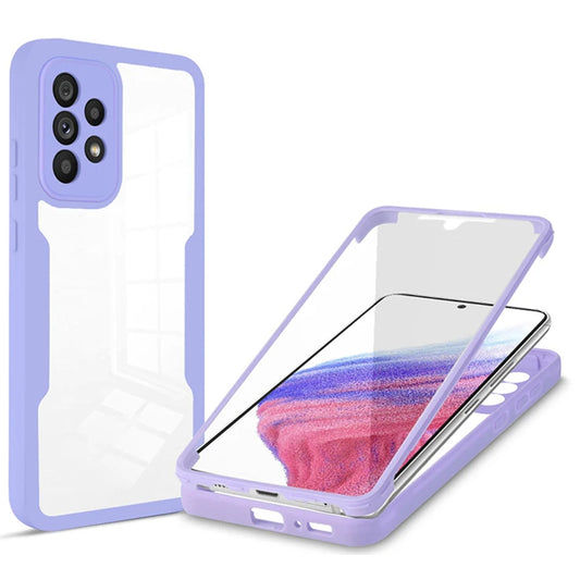 Etui na Samsung Galaxy A53 5G A536, Techsuit, ColorVerse 360, Fioletowe