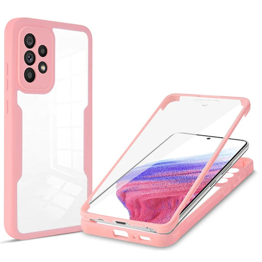 Etui na Samsung Galaxy A53 5G A536, Techsuit, ColorVerse 360, Różowe