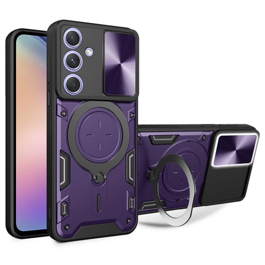 Etui na Samsung Galaxy A54 A546, Techsuit, CamGuard Pro, Fioletowy