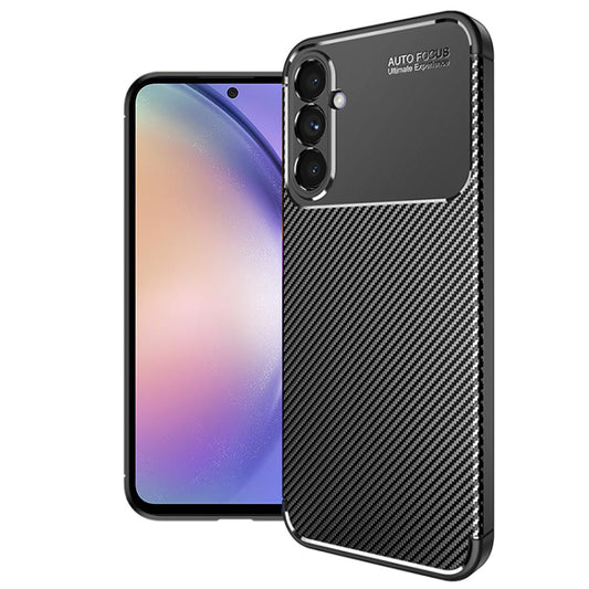 Etui na Samsung Galaxy A54 A546, Techsuit, CarbonFiber, czarne