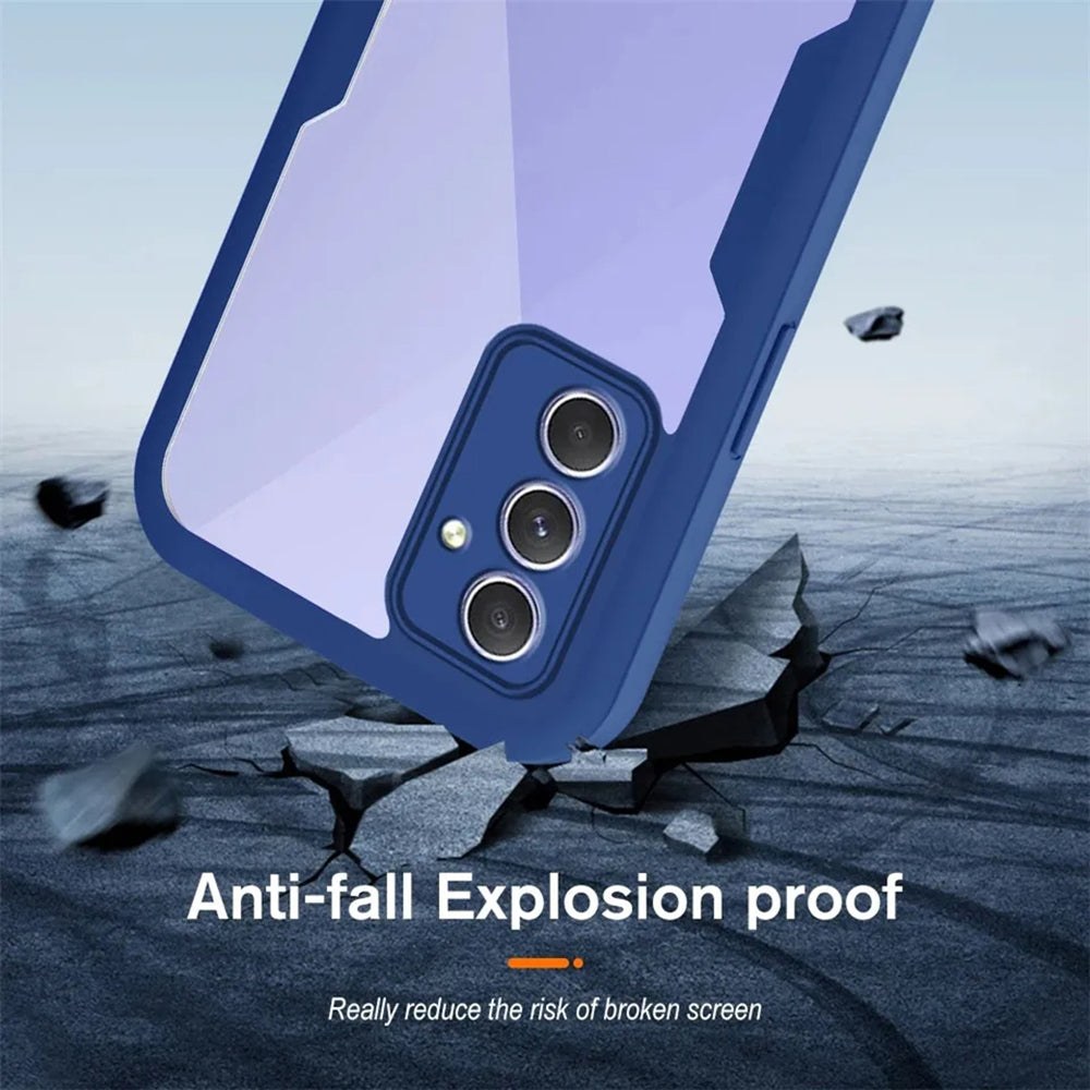 Case for Samsung Galaxy A54 A546, Techsuit, ColorVerse 360, Blue
