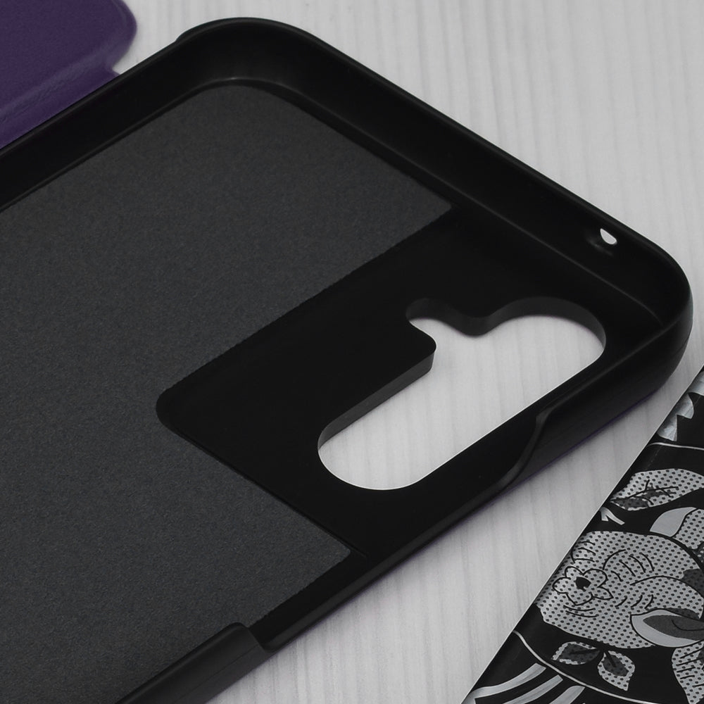 Case for Samsung Galaxy A54 A546, Techsuit, eFold, Purple