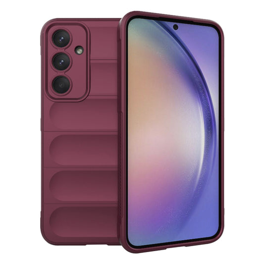 Etui na Samsung Galaxy A54 A546, Techsuit, Magic Shield, Wiśniowy