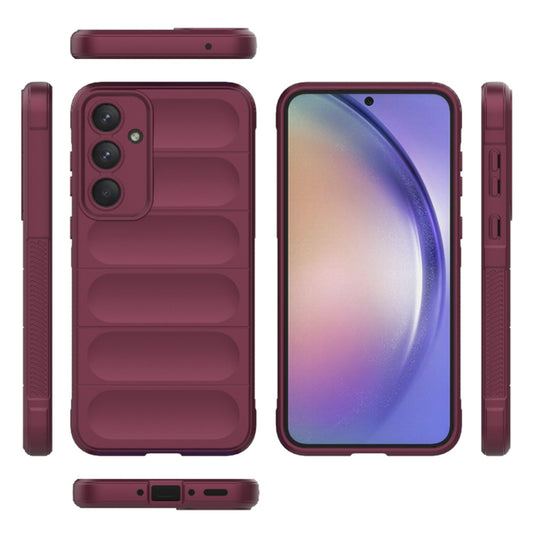 Etui na Samsung Galaxy A54 A546, Techsuit, Magic Shield, Wiśniowy