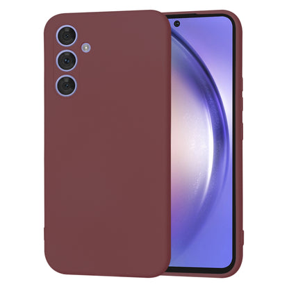 Etui na Samsung Galaxy A54 A546, Techsuit, SoftFlex, Wiśniowy