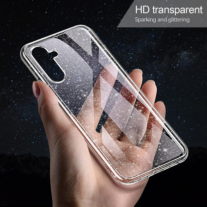 Etui na Samsung Galaxy A54 A546, Techsuit, SparkleSkin, Przezroczyste