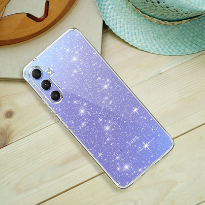Etui na Samsung Galaxy A54 A546, Techsuit, SparkleSkin, Przezroczyste