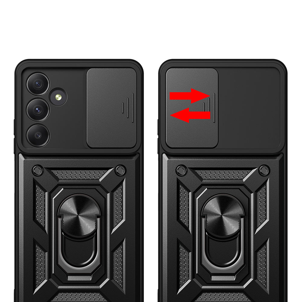 Etui na Samsung Galaxy A55 5G A556, Techsuit, CamShield, Niebieskie