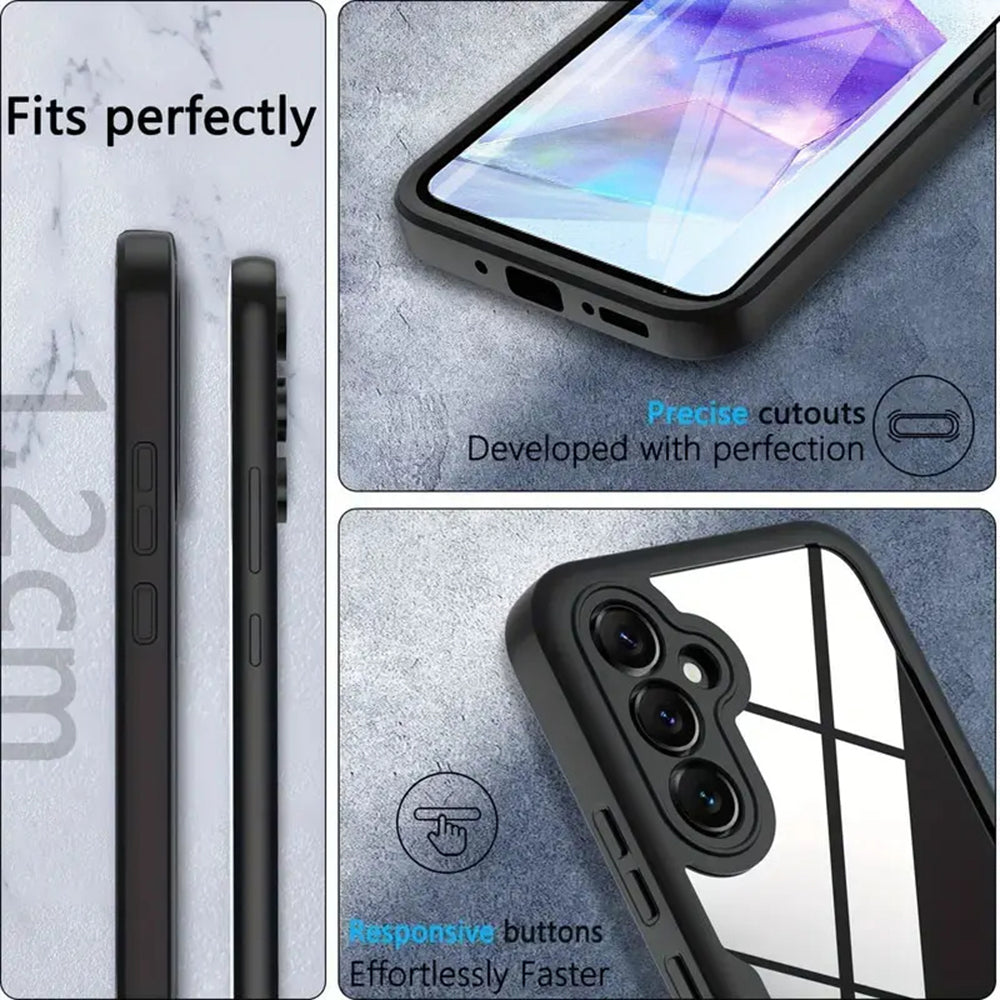 Case for Samsung Galaxy A55 5G A556, Techsuit, ColorVerse 360, Blue