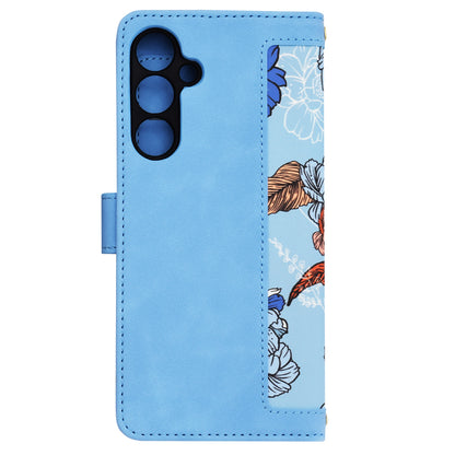 Case for Samsung Galaxy A55 5G A556, Techsuit, FlipCraft, Blue