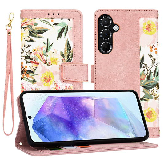 Etui na Samsung Galaxy A55 5G A556, Techsuit, FlipCraft, Różowe