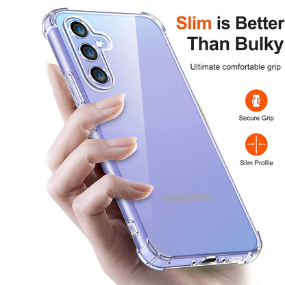 Etui na Samsung Galaxy A55 5G A556, Techsuit, Shockproof Clear, Przezroczyste