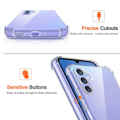 Etui na Samsung Galaxy A55 5G A556, Techsuit, Shockproof Clear, Przezroczyste