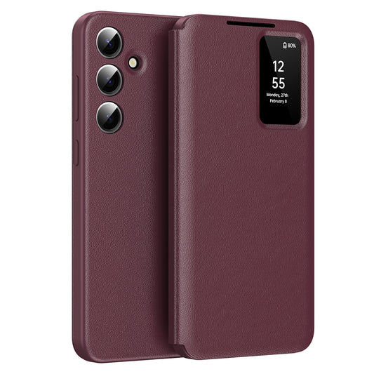 Etui na Samsung Galaxy A55 5G A556, Techsuit, SmartView, Czerwone