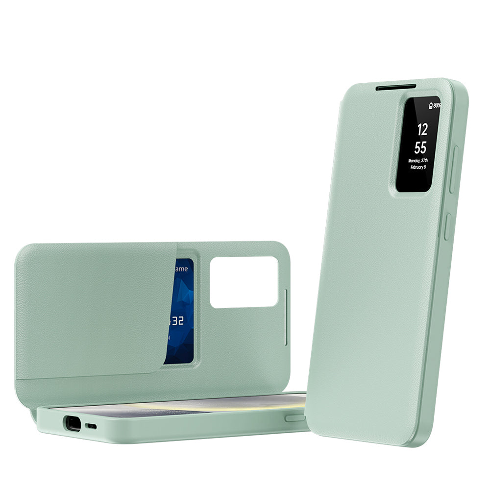 Case for Samsung Galaxy A55 5G A556, Techsuit, SmartView, Green