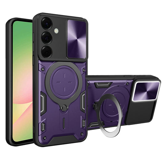 Etui na Samsung Galaxy A56 A566, Techsuit, CamGuard Pro, Fioletowy