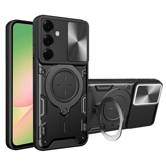 Etui na Samsung Galaxy A56 A566, Techsuit, CamGuard Pro, czarne