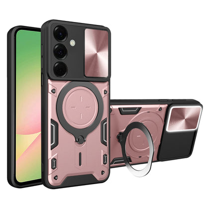 Case for Samsung Galaxy A56 A566, Techsuit, CamGuard Pro, Rose Gold