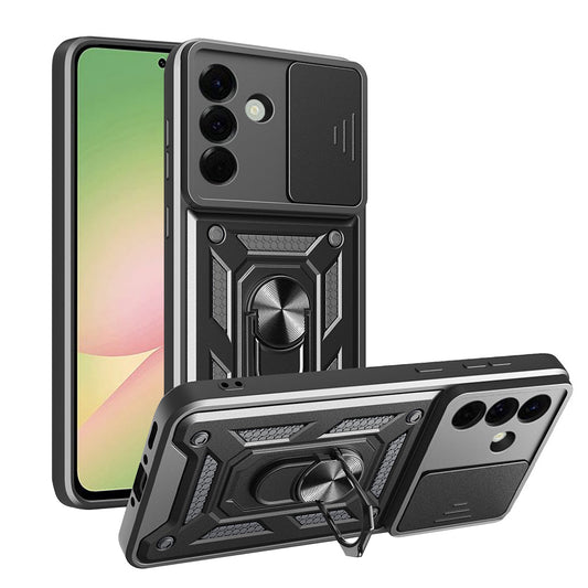 Etui na Samsung Galaxy A56 A566, Techsuit, CamShield, Czarny