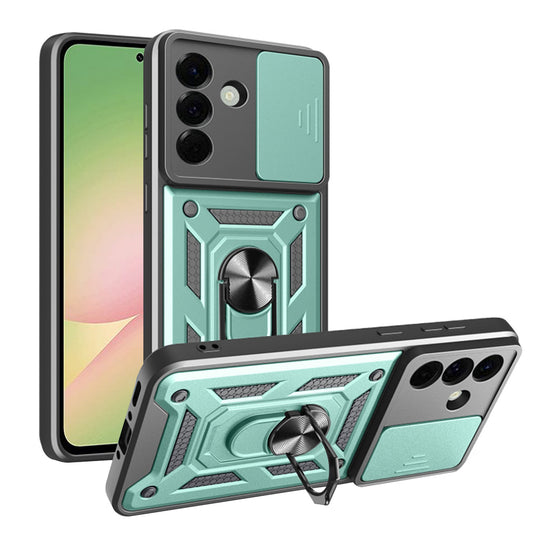 Etui na Samsung Galaxy A56 A566, Techsuit, CamShield, Zielony