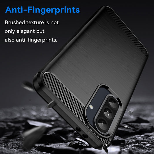 Etui na Samsung Galaxy A56 A566, Techsuit, Carbon, Czarny