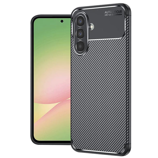 Etui na Samsung Galaxy A56 A566, Techsuit, CarbonFiber, czarne