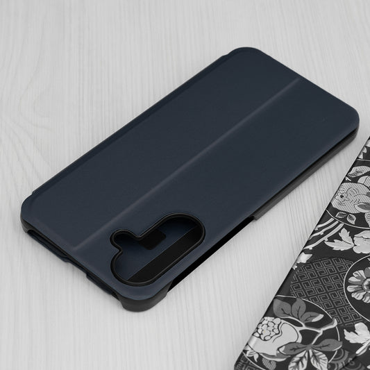 Etui na Samsung Galaxy A56 A566, Techsuit, eFold, Ciemnoniebieskie