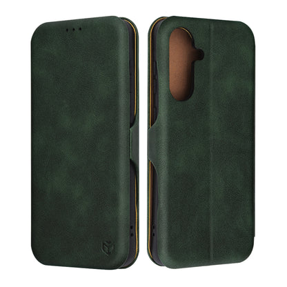 Case for Samsung Galaxy A56 A566, Techsuit, Safe Wallet Plus, Green