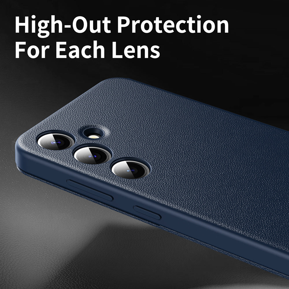 Etui na Samsung Galaxy A56 A566, Techsuit, SmartView, Niebieskie