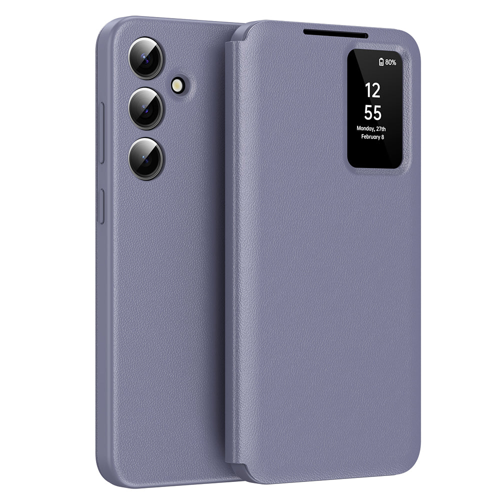 Etui na Samsung Galaxy A56 A566, Techsuit, SmartView, Fioletowy