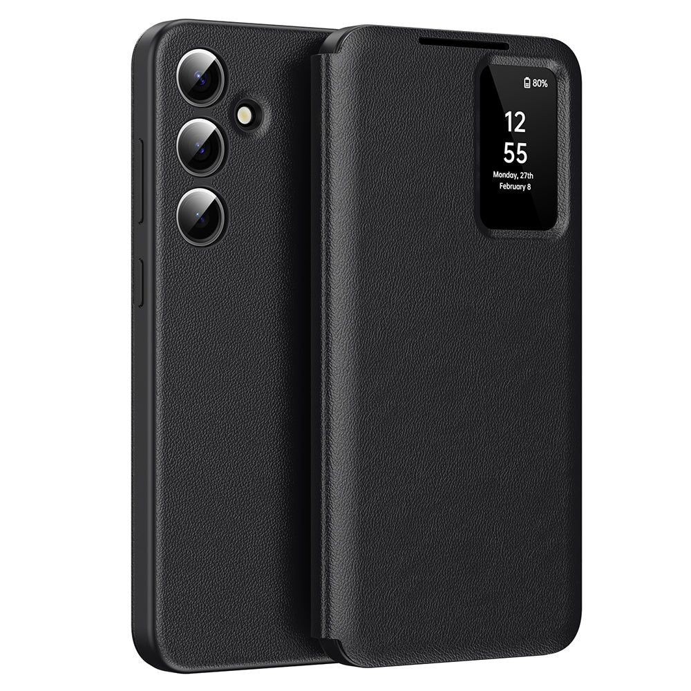 Etui na Samsung Galaxy A56 A566, Techsuit, SmartView, czarne