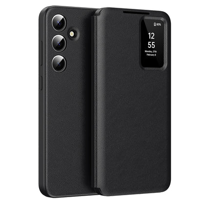 Etui na Samsung Galaxy A56 A566, Techsuit, SmartView, czarne