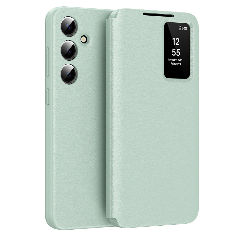 Etui na Samsung Galaxy A56 A566, Techsuit, SmartView, Zielony