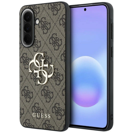 Etui na Samsung Galaxy A57 5G, Guess, 4G Big Logo, Brązowe