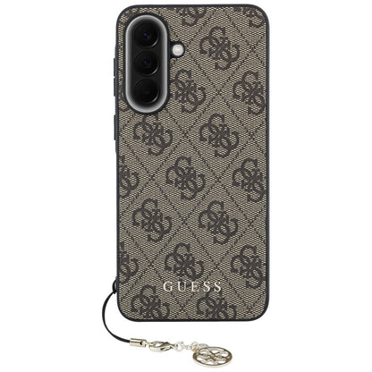 Case for Samsung Galaxy A57 5G, Guess, 4G Classic Logo Charm, Brown