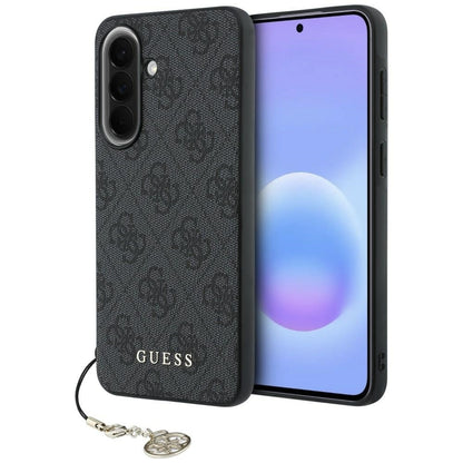 Case for Samsung Galaxy A57 5G, Guess, 4G Classic Logo Charm, Black