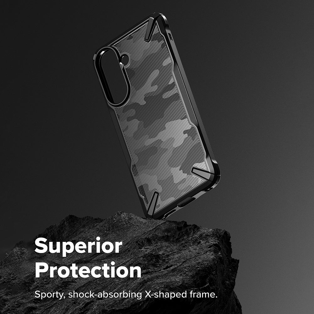 Etui na Samsung Galaxy A57 5G, Ringke, Fusion X, Camouflage