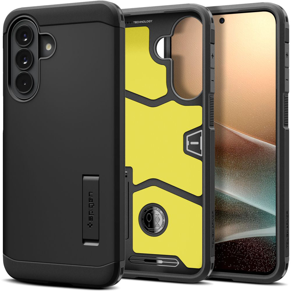 Case for Samsung Galaxy A57 5G, Spigen, Tough Armor, Black ACS11125
