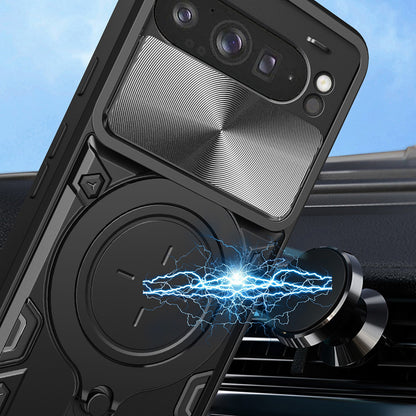 Etui na Samsung Galaxy A57 5G, Techsuit, CamGuard Pro, Niebieskie