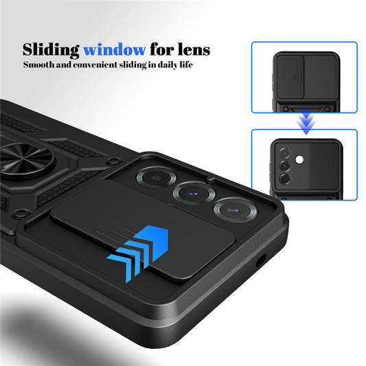 Etui na Samsung Galaxy A57 5G, Techsuit, CamShield, Złote