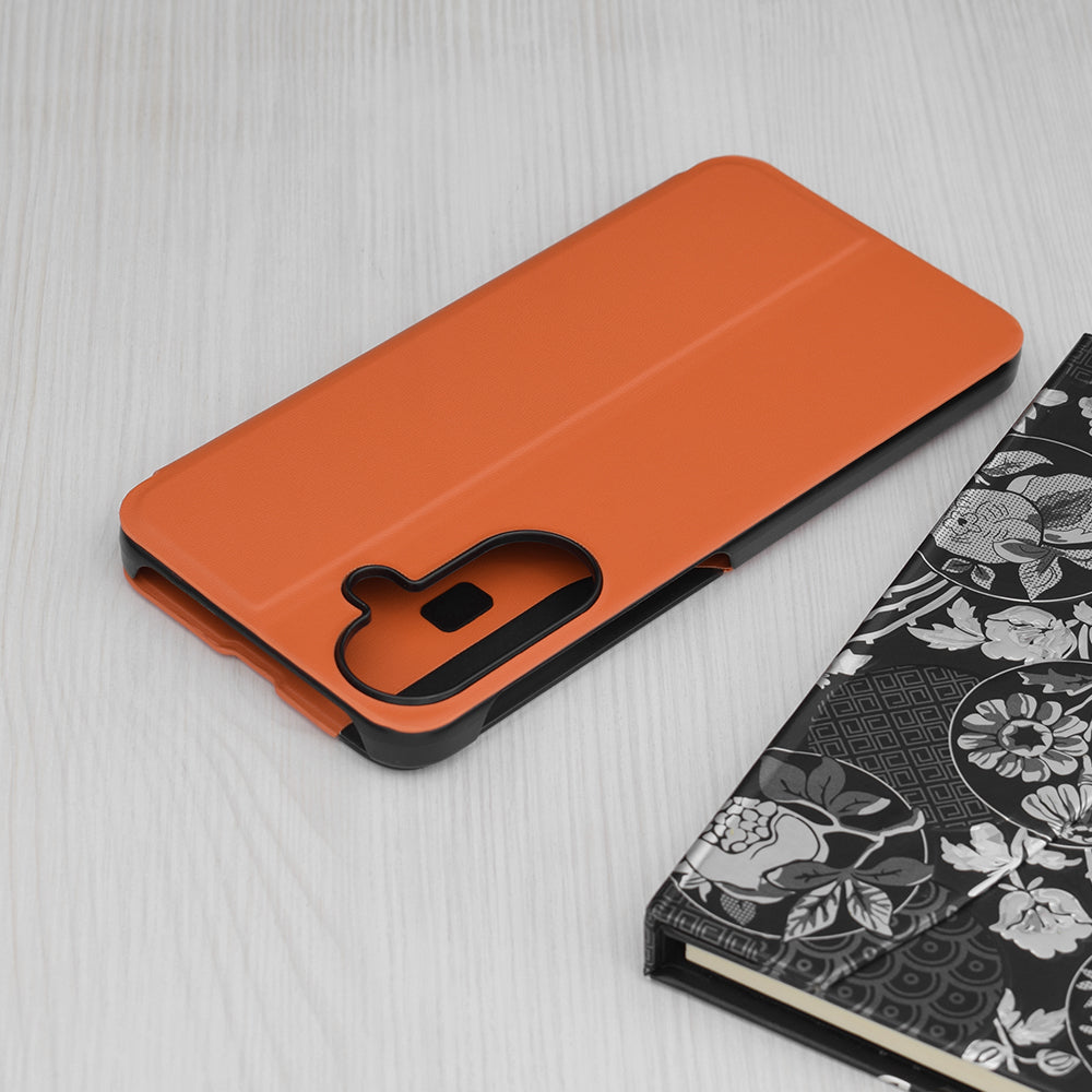 Etui na Samsung Galaxy A57 5G, Techsuit, eFold, Pomarańczowe