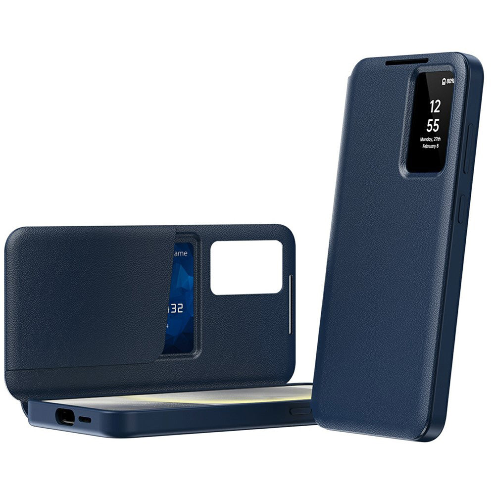 Etui na Samsung Galaxy A57 5G, Techsuit, SmartView, Niebieskie