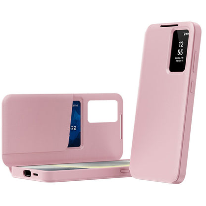 Etui na Samsung Galaxy A57 5G, Techsuit, SmartView, Różowy