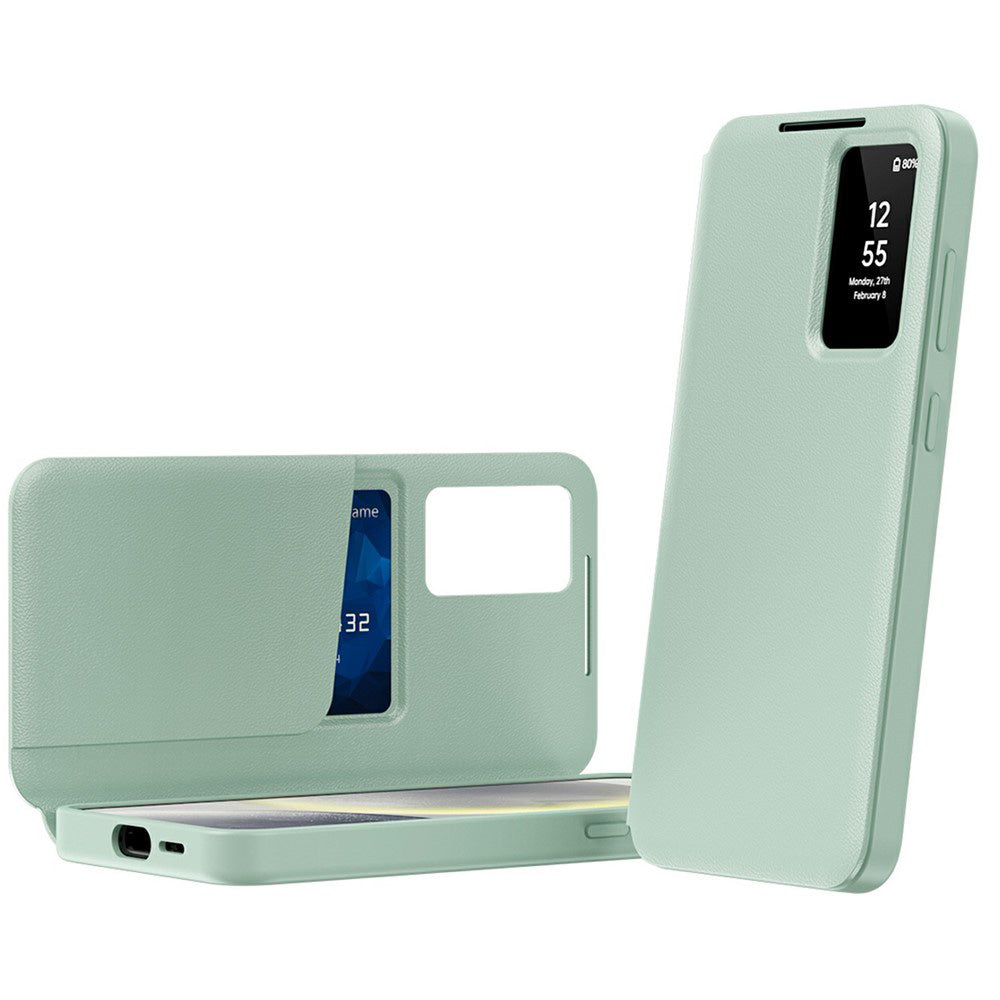 Etui na Samsung Galaxy A57 5G, Techsuit, SmartView, Zielony