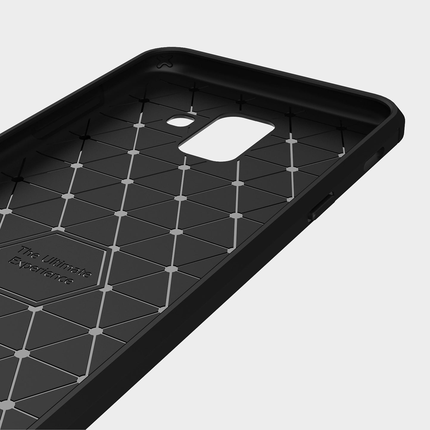 Case for Samsung Galaxy A6 (2018) A600, Techsuit, Carbon, Black